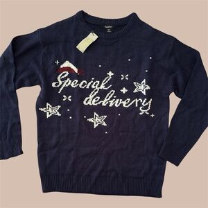 Festive Maternity Sweater